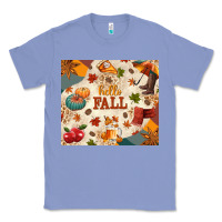 Colony Blue Hello Fall Classic Tee - texasbilliewilder