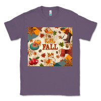 Lavender Hello Fall Classic Tee - texasbilliewilder