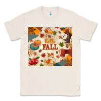 Natural Hello Fall Classic Tee - texasbilliewilder