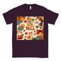 Plum Hello Fall Classic Tee - texasbilliewilder