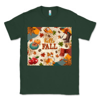 Sports Green Hello Fall Classic Tee - texasbilliewilder