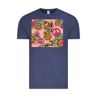 Vintage Denim peace love hippie daisy Vintage Tee - TumblerDesignByShophia