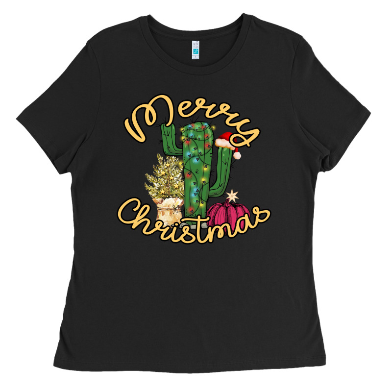 Merry Christmas Cactus Ladies Tee by Bettercallsaul | Teevron