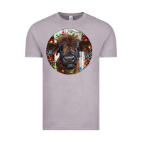 Vintage Zinc Western Christmas Calf Vintage Tee - RanaPortraitStore