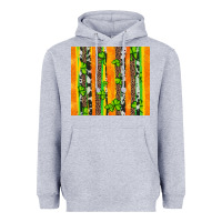 Heather Grey st patricks shamrock with cowhide Heavyweight Hoodie - Artiststas