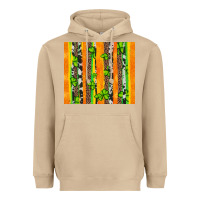 Mushroom st patricks shamrock with cowhide Heavyweight Hoodie - Artiststas