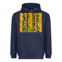 Navy st patricks shamrock with cowhide Heavyweight Hoodie - Artiststas