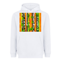 White st patricks shamrock with cowhide Heavyweight Hoodie - Artiststas