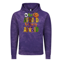 Cloud Purple be afraid be very afraid Vintage Hoodie - CowGirlArtShop