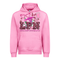 Fuchsia Pink valentines day lpn licensed practical nurse Urban Hoodie - AdoDesignShop