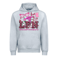 Heather Grey valentines day lpn licensed practical nurse Urban Hoodie - AdoDesignShop