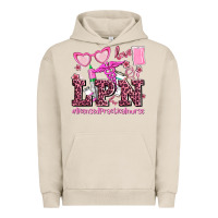 Pigment French Oak valentines day lpn licensed practical nurse Urban Hoodie - AdoDesignShop