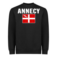 Annecy Flag National France Pride Gift T Shirt Heavyweight Sweatshirt | Teevron