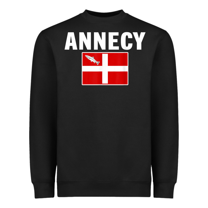 Annecy Flag National France Pride Gift T Shirt Heavyweight Sweatshirt by minhPixels | Teevron