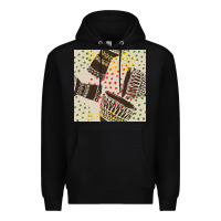 Black african drum seamless pattern Premium Hoodie - BundleAndBundleShop