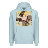 Blue Mist african drum seamless pattern Premium Hoodie - BundleAndBundleShop