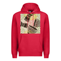 Cardinal african drum seamless pattern Premium Hoodie - BundleAndBundleShop
