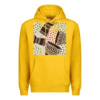 Lemon african drum seamless pattern Premium Hoodie - BundleAndBundleShop