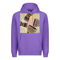 Purple african drum seamless pattern Premium Hoodie - BundleAndBundleShop