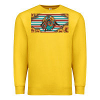Lemon bucking bronco aztec shape license plate Premium Sweatshirt - Artiststas