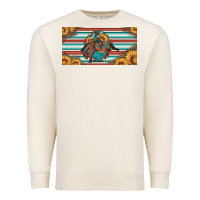 Sandshell bucking bronco aztec shape license plate Premium Sweatshirt - Artiststas