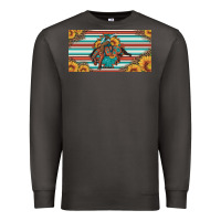 Smoke bucking bronco aztec shape license plate Premium Sweatshirt - Artiststas