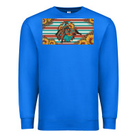 True Royal bucking bronco aztec shape license plate Premium Sweatshirt - Artiststas