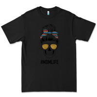 Black Western Glitter Aztec Patterned Mom Skull Premium Tee - Bettercallsaul