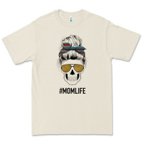 Bone Western Glitter Aztec Patterned Mom Skull Premium Tee - Bettercallsaul
