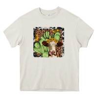 Cream cactus hereford coaster Heavy Core Tee - JahusDesignShop