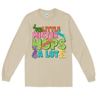 Mushroom Little mister hops a lot Easter Day Long Sleeve Tee - CowGirlArtShop