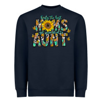 Navy only the best moms get promoted to aunt Heavyweight Sweatshirt - CowhideDigitalArt