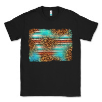 Black Serape and Leopard Background Classic Tee - texasbilliewilder