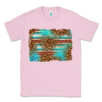 Bubblegum Pink Serape and Leopard Background Classic Tee - texasbilliewilder