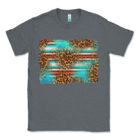 Charcoal Heather Serape and Leopard Background Classic Tee - texasbilliewilder