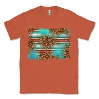 Copper Serape and Leopard Background Classic Tee - texasbilliewilder