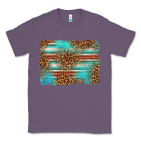 Lavender Serape and Leopard Background Classic Tee - texasbilliewilder