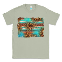 Matcha Serape and Leopard Background Classic Tee - texasbilliewilder