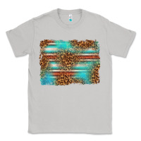 Moon Dust Serape and Leopard Background Classic Tee - texasbilliewilder