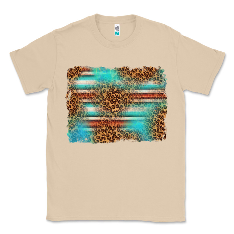 Serape And Leopard Background Classic Tee by texasbilliewilder | Teevron