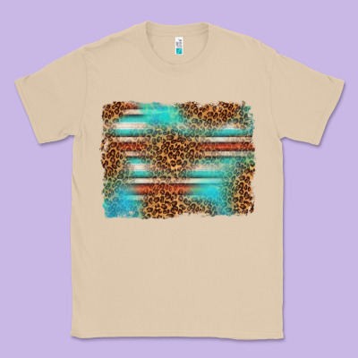 Serape And Leopard Background Classic Tee Designed By Texasbilliewilder