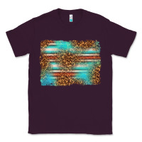Plum Serape and Leopard Background Classic Tee - texasbilliewilder