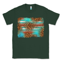 Sports Green Serape and Leopard Background Classic Tee - texasbilliewilder