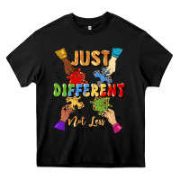 Black just different not less Heavy Core Tee - Artiststas