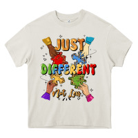 Cream just different not less Heavy Core Tee - Artiststas