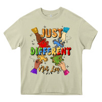 Mossy just different not less Heavy Core Tee - Artiststas