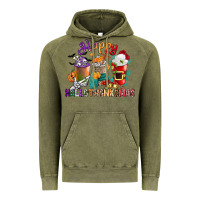 Vintage Olive hallothanksmas coffee cups Vintage Hoodie - CowGirlArtShop