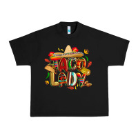 Black cinco de mayo taco lady Urban Heavy Tee - CowGirlArtShop