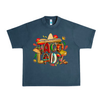 Midnight Navy cinco de mayo taco lady Urban Heavy Tee - CowGirlArtShop