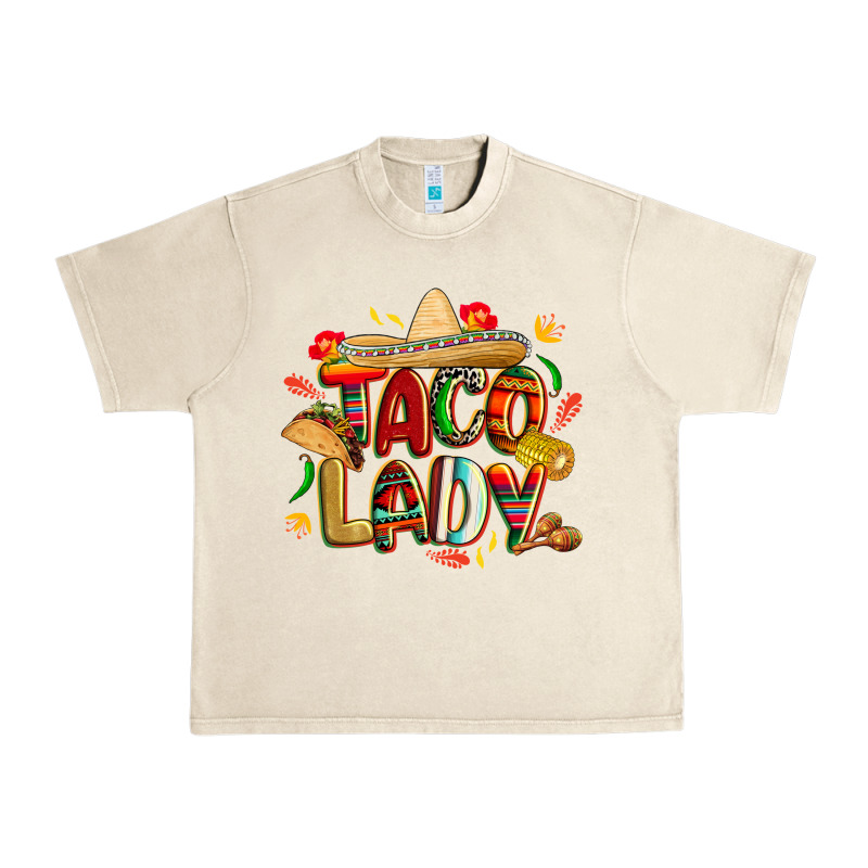 Cinco De Mayo Taco Lady Urban Heavy Tee by CowGirlArtShop | Teevron
